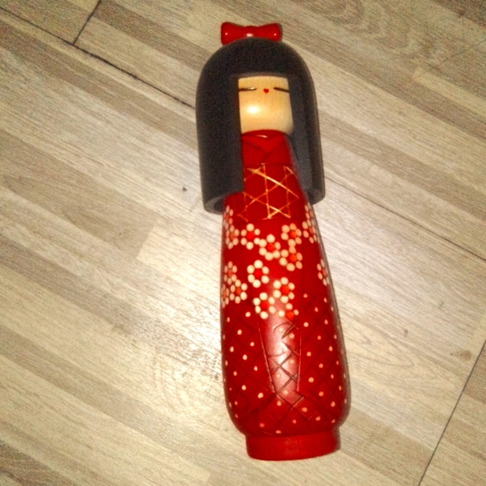 9" Kokeshi Japanese Wooden Doll